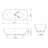 freestanding solid surface soaking bathtub
