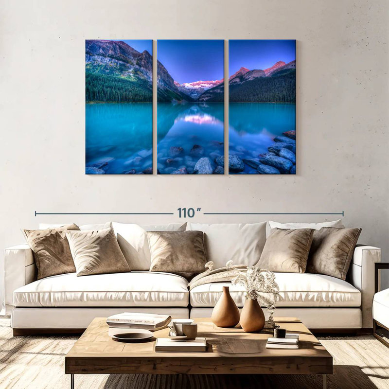 Lever de soleil Alvord Lake Louise, H 48 po x l 74 po
