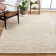 Tapis blanchi fabriqué à la main Stanwick
