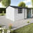 Spacious Metal Sheds With Storage Features, Modern Design For Gardens
