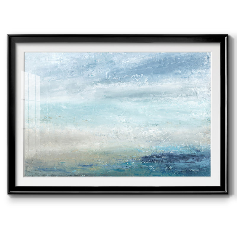 «Coming Ashore», impression sur papier, H 27 po x l 39 po x P 1,5 po, Noir