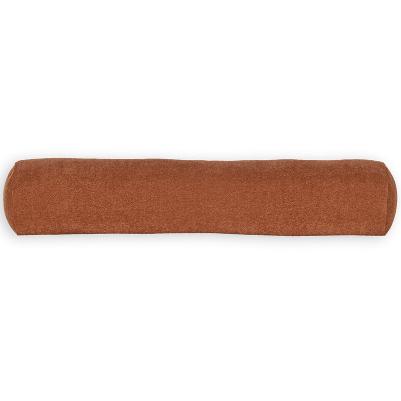 Coussin décoratif Cascade Getty, Traversin H 8 po x l 39 po, Orange