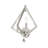 Holmfrith Steel Flush Mounted Sconce-377828038