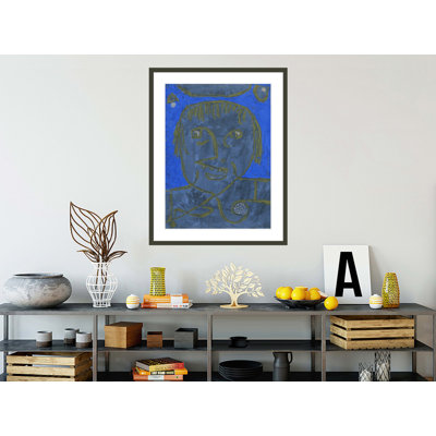 «Young Man on the Eve» par Paul Klee, impression giclée encadrée