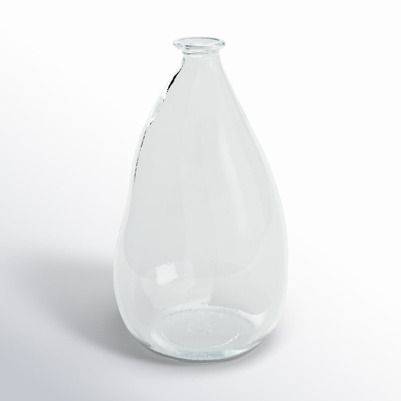 Handmade Glass Table Vase, Clear