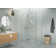 Halo 49 in. x 41 in. x 78 in. 90-degree Fully Frameless Glass Hinged Shower Enclosure