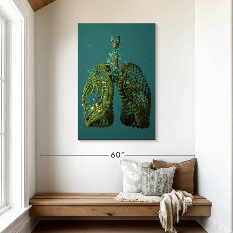 Khazi Clean Green Lungs, 45" H x 30" W