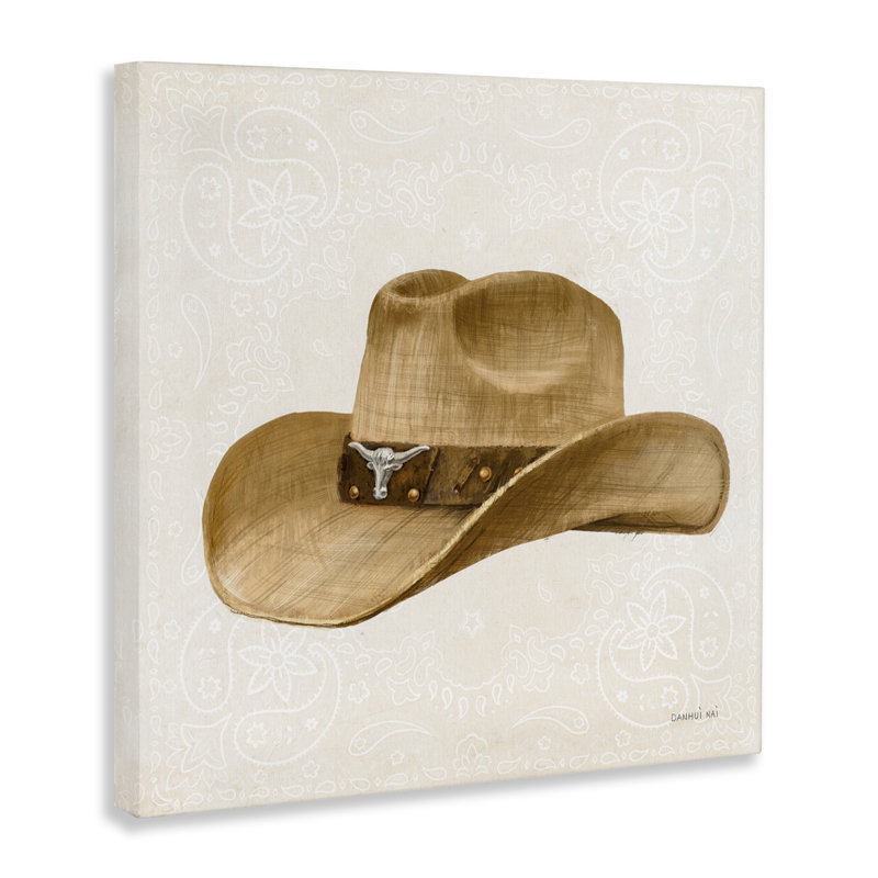 Cowboy Rider of Range Canvas, design par Danhui Nai, H 24 po x l 24 po