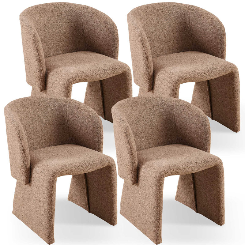 Teddy Tashi Dining Chair, Brown, 4