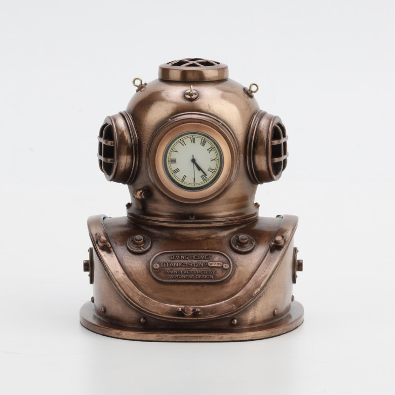 Bunnell Bronze Tabletop Clock