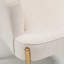 Fauteuil en lin capitonné l 25,4 po Larasha