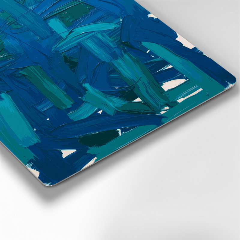 Art mural en métal Neo Expressionism 47, H 132 po x l 168 po x P 0,05 po