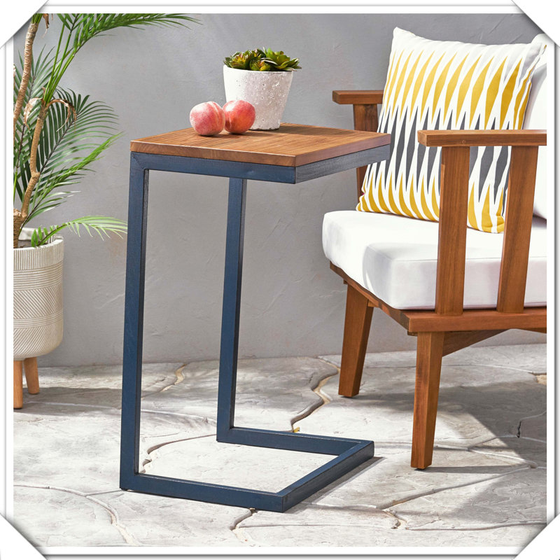 Table d'appoint décorative fonctionnelle, polyvalente, pratique, élégante et compacte, H 25,50 po x l 12,75 po x P 18,25 po