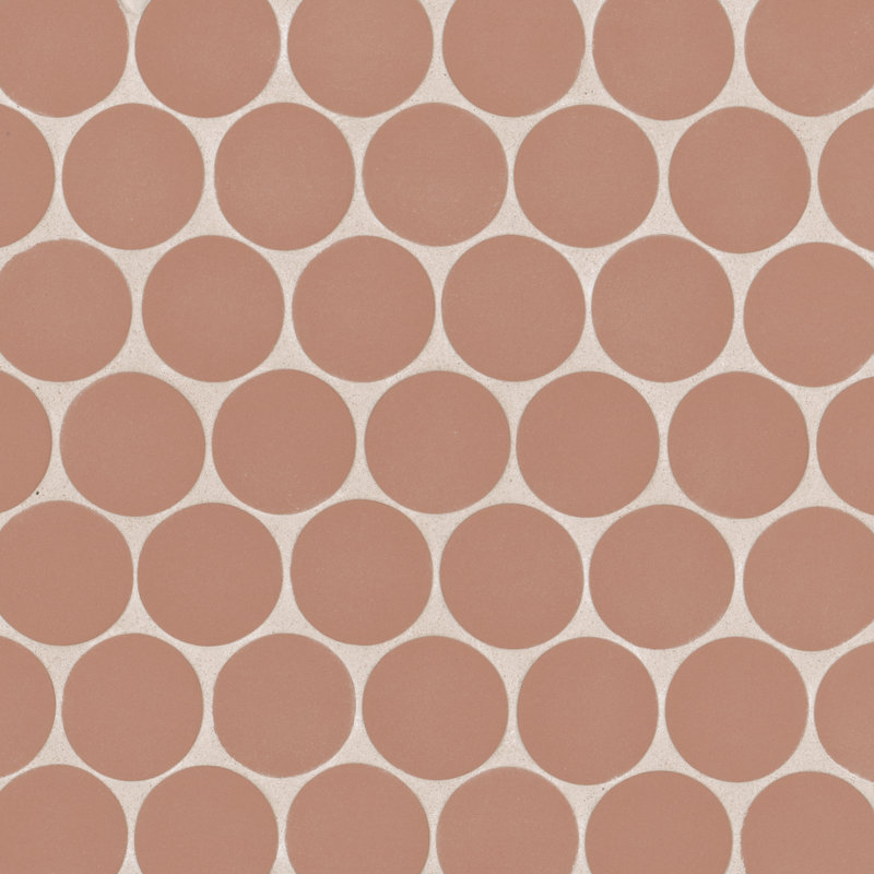 Makoto 2" x 2" Porcelain Tile, Umi Terracotta