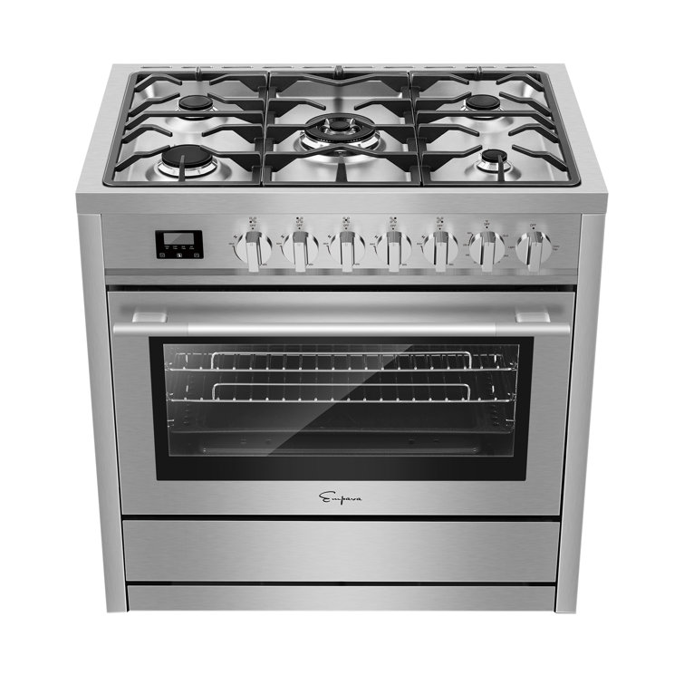 Empava 36 in. Built-in GAS Cooktop in Stainless Steel with 5 Sealed Burners