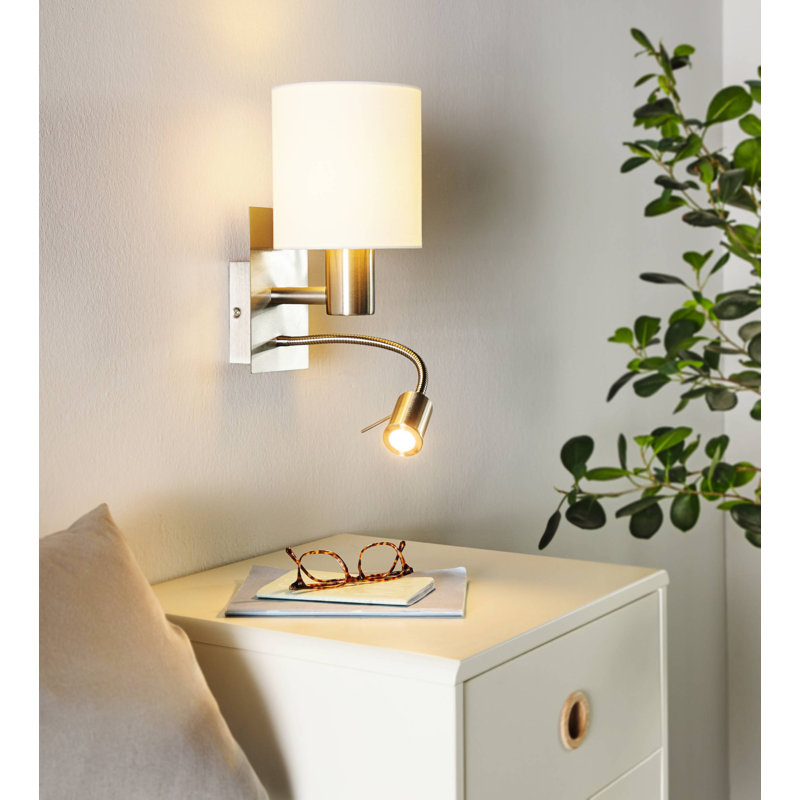 Bedsworth LED Armed Sconce, White