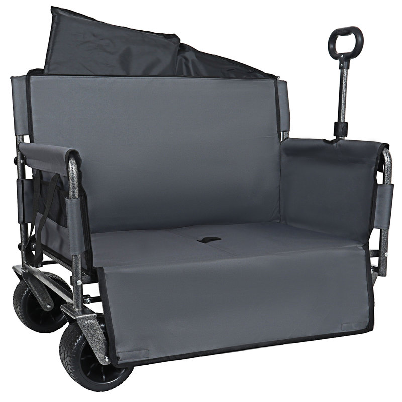 Folding Wagon With Bench Seat