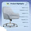 Chloe Swivel Office Chair-1132297515-1132297513