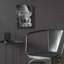 Art mural en verre 12 po x 16 po «Woodgrain Antiques White Buffalo» par Gordon Semmens-101614001