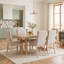 Ensemble de salle à manger 7 pièces avec rallonge papillon, table extensible et 6 chaises rembourrées pour salle à manger-748121051
