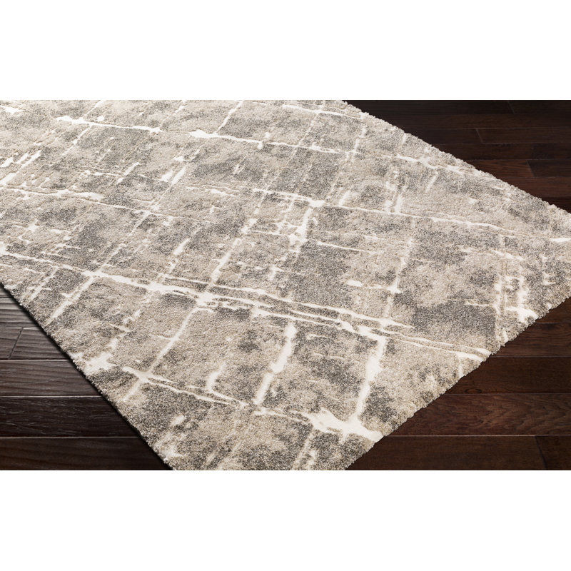 Bartol Abstract Indoor Rug, Square 7" x 10"