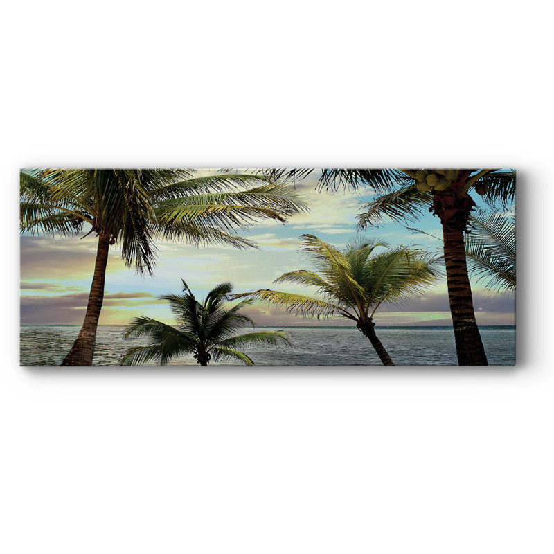 «Honduras Sunset», reproduction sur toile, H 24 po x l 60 po x P 1,5 po