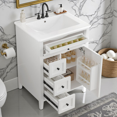 24" Single Bathroom Vanity Set