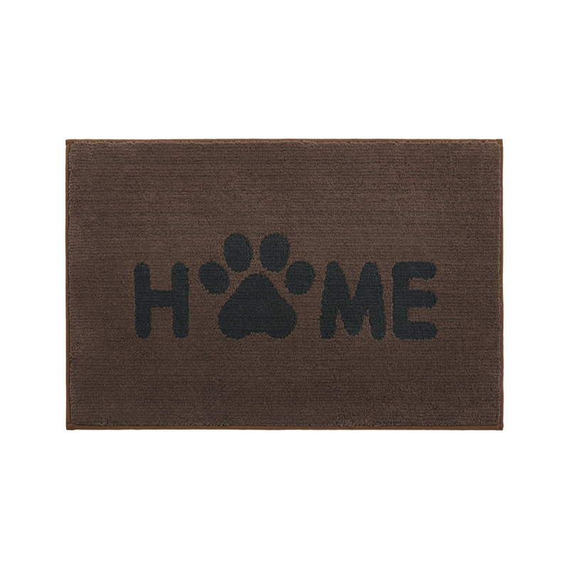 Non-slip Indoor Doormat, 20'' W x 32'' L, Brown