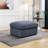 Eszti Microfiber 8-Piece 157" L-Shape Upholstered Sectional