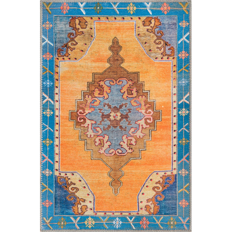 Oppie Chenille Oriental Indoor Rug, Rectangle 2' x 3'
