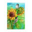 «Sunflower and Chickadee», reproduction d'impression sur toile tendue-33556604