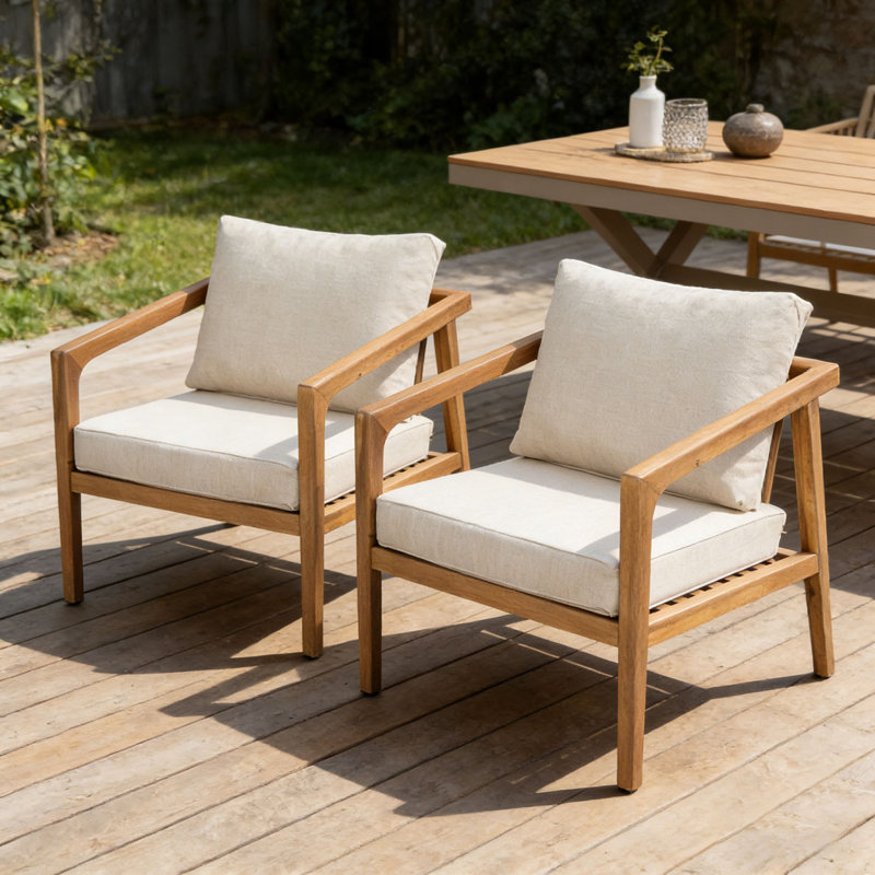 Fauteuil club d'extérieur