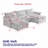 Allan U-Shaped Sectional Sofa with Movable Ottomans-1812803501