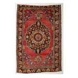Handmade Cotton and Wool Oriental Area Rug