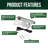 Steel Low Voltage Integrated LED Metal Step Light