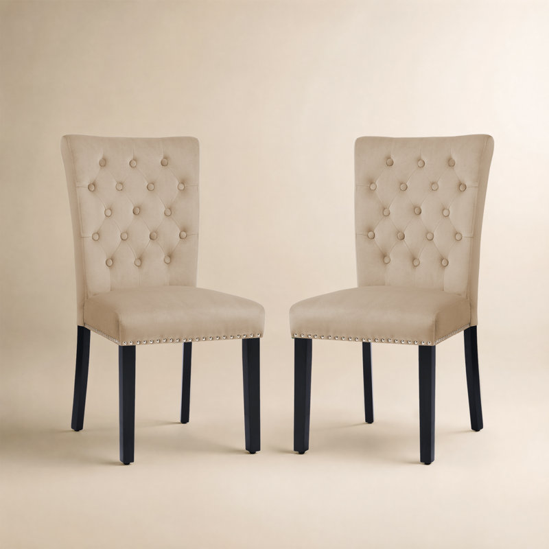 Chaise de salle à manger Amdan, Tanné