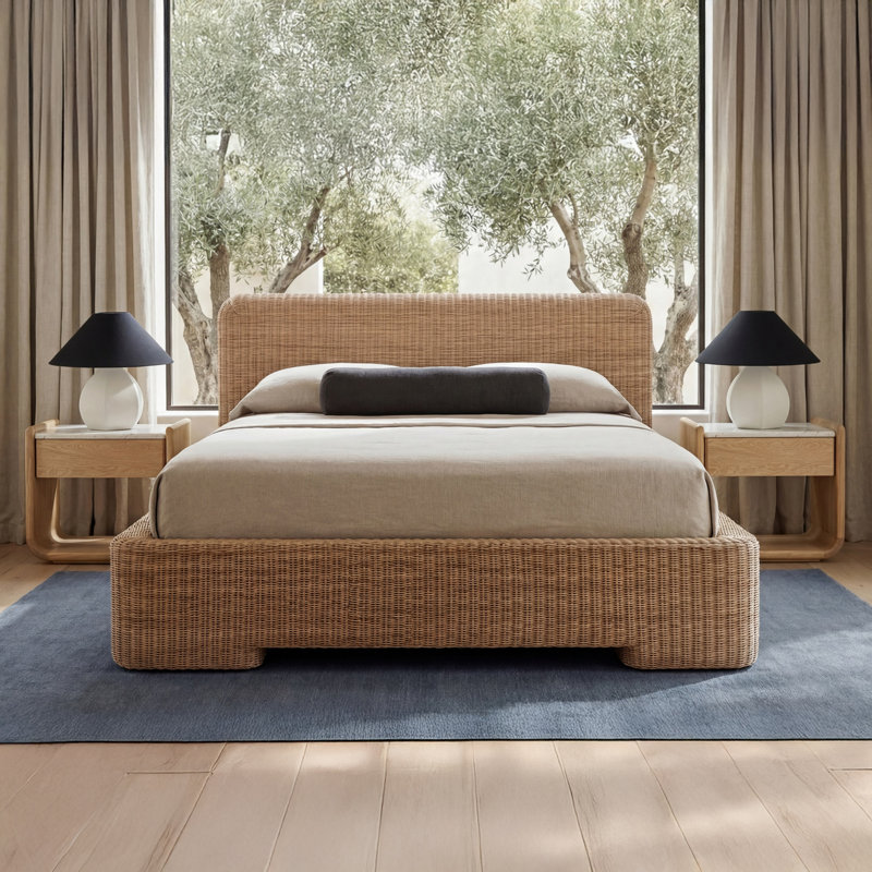 Claudia Bed Queen Natural, Queen
