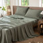 Drap plat 100% coton lavé MooMee-107894587-107894594