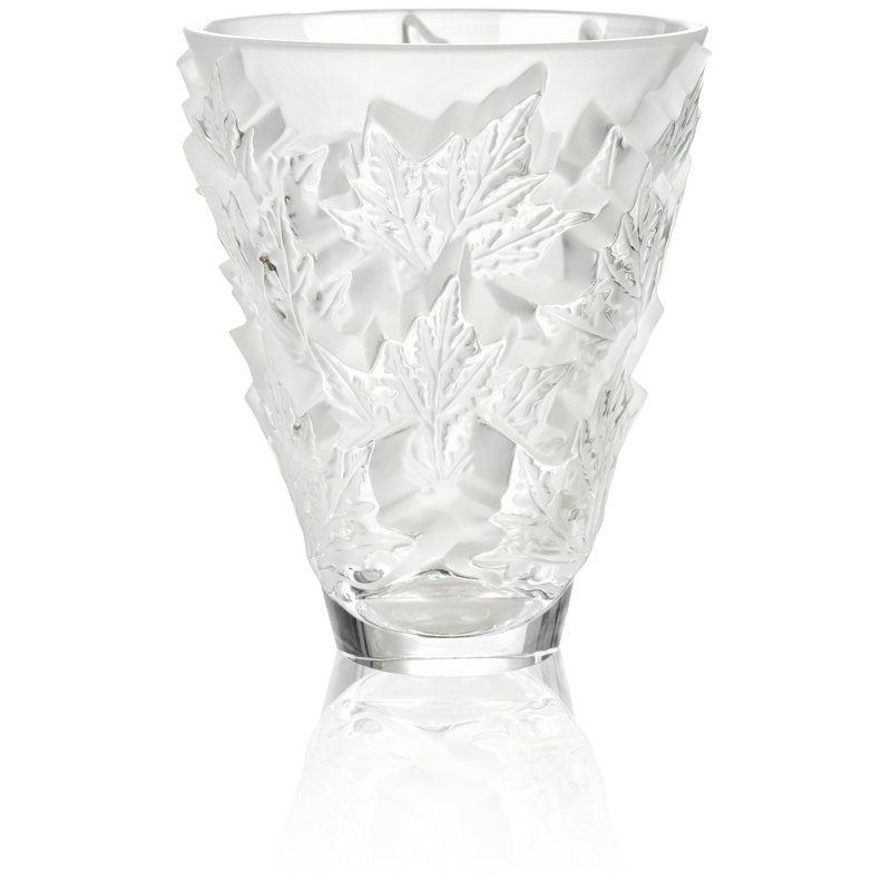 Champs-Élysées Handmade Crystal Table Vase, Clear