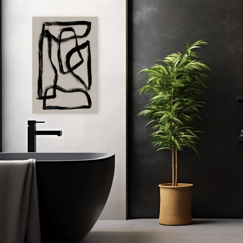 Art contemporain contemporain, H 24 po x l 16 po