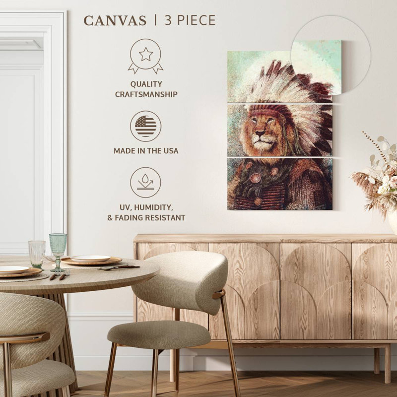 Ketti Chief I, 57" H x 36" W