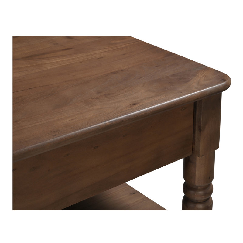 Russet Kitchen Island Brown