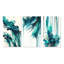 «Tropical Turquoise Joyfulness», 3 pièces sur toile-218035745-218035744