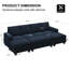Canapé-lit modulaire réversible en velours Shavera-756870015