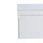 Meuble-lavabo mural 18 po avec lavabo en résine blanche et porte d'armoire à fermeture en douceur 18 po-254430357