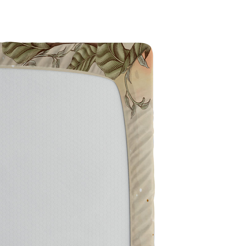 Microfiber Patterned Fitted Sheet, Twin Fitted Sheet