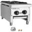 Commercial Gas Range Stove 2 Burners Countertop Cooking Hot Plate Kitchen