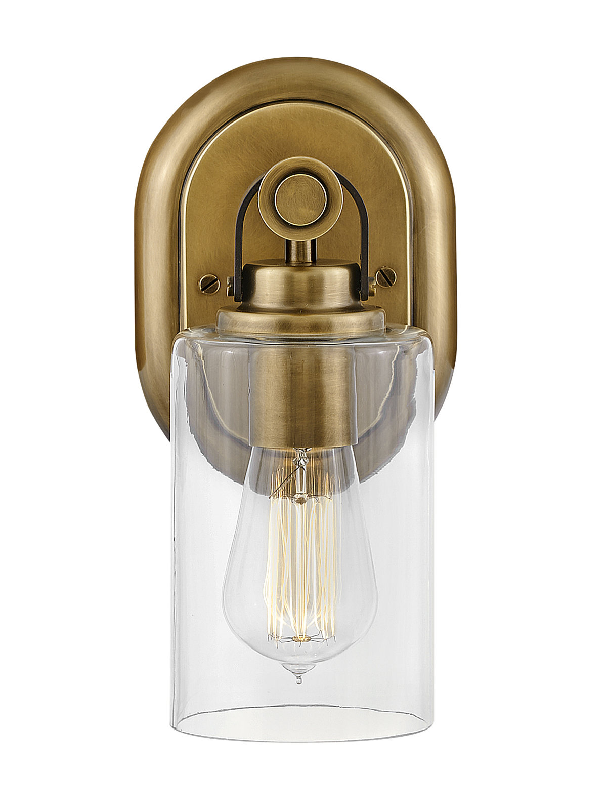 April Dimmable Bath Sconce, Heritage Brass