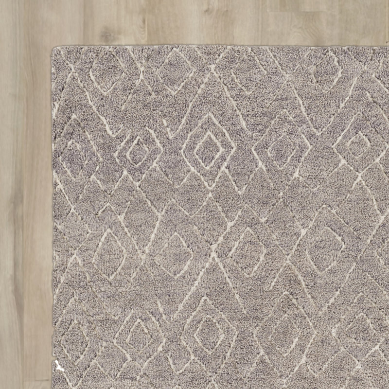 Westhought Wool Geometric Indoor Rug, Rectangle 2' x 3'