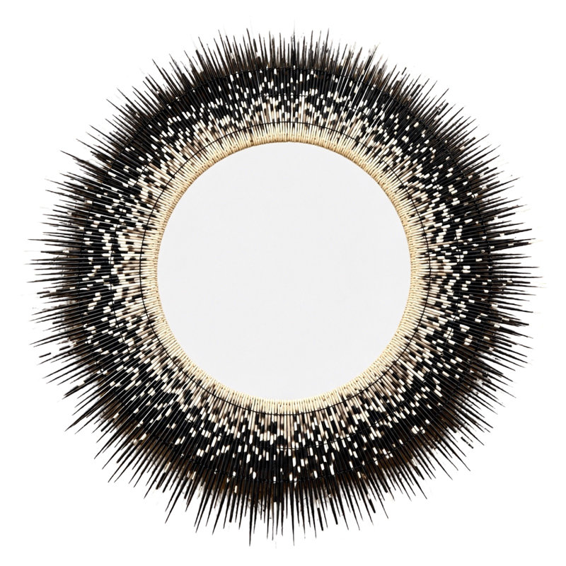 Large Porcupine Quill Mirror